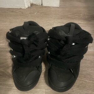 Black Lanvin Curb Sneaker